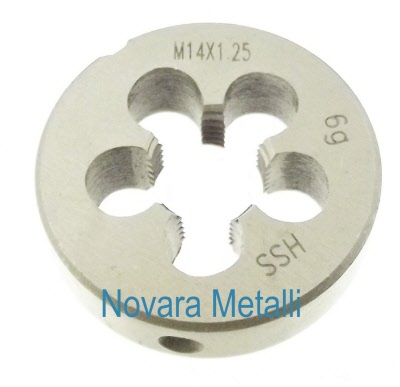 Filiera Metrica Fine M30 X 1,0 MF HSS - DIN 223, Filettatura Destra, Per Acciai Fino A 800 N/mm², Forma B, Qualità Industriale