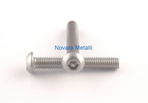 20 Viti A Testa Bombata A2 Inox ISO 7380 - M6x6mm - Esagono Incassato - Totalmente Filettate - Foto 5