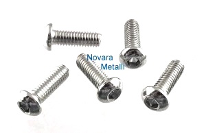 Aexit Viti a testa bombata Phillips in acciaio inox 304 M4 x 55mm Dadi con rondelle 10 set ID 645849