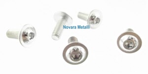 Vite a testa cilindrica con flangia in acciaio inox A2-70, confezione da 50 pezzi | Leroy Merlin