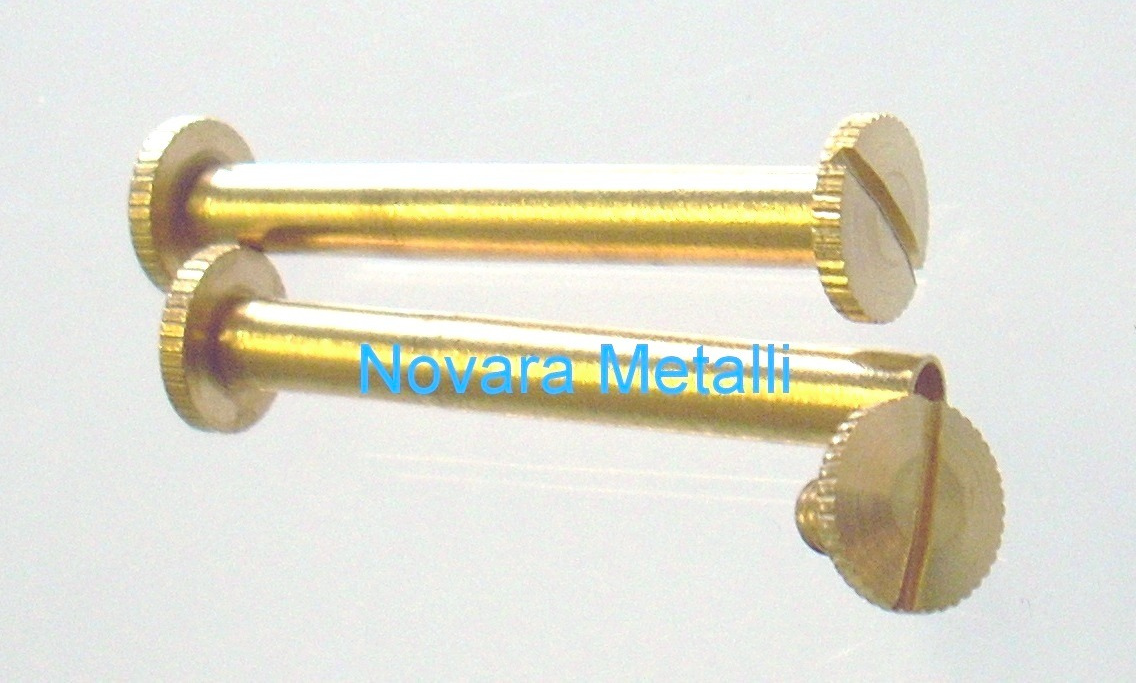 Viti In Ottone Svasate Per Legno – Testa Tonda Intaglio (No.4, 6, 8) 1/2 A 2 Pollici