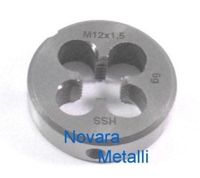 Filiera M4x0.5 Passo Fine - HSS Tagliata Per Filettatura - Marca KWS