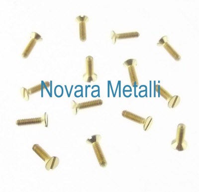 Viti A Fessura Per Falegnameria Viti In Ottone Massiccio A Testa - Foto 10